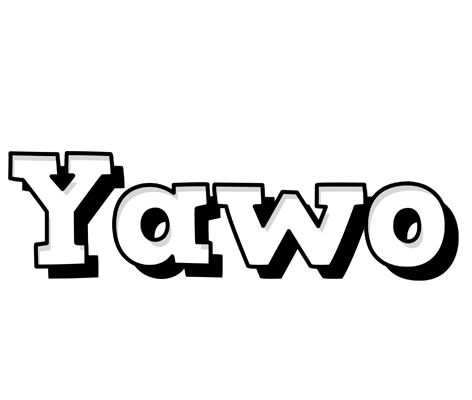 Yawo snowing logo