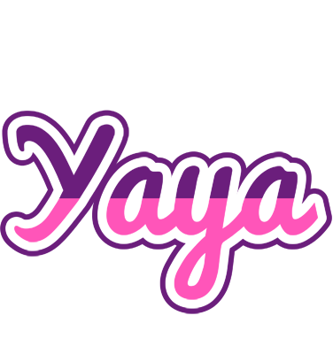 Yaya cheerful logo