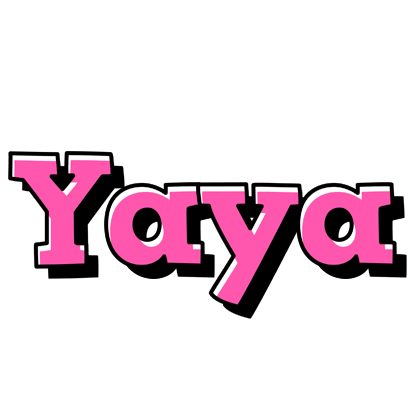 Yaya girlish logo