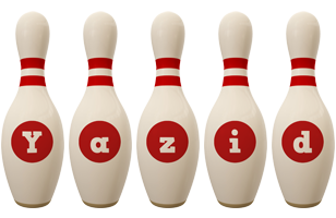 Yazid bowling-pin logo