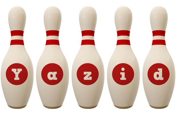 Yazid bowling-pin logo