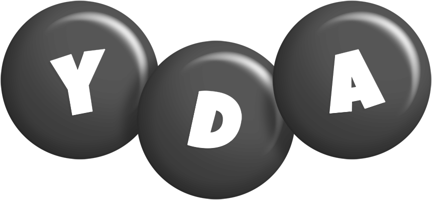 Yda candy-black logo