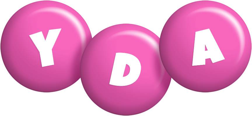 Yda candy-pink logo