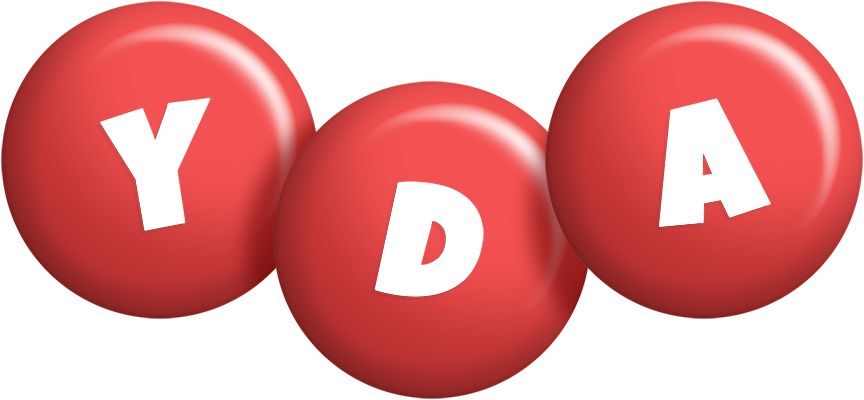 Yda candy-red logo