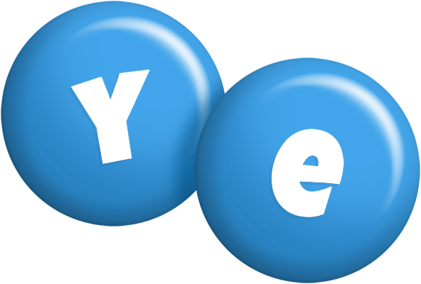 Ye candy-blue logo
