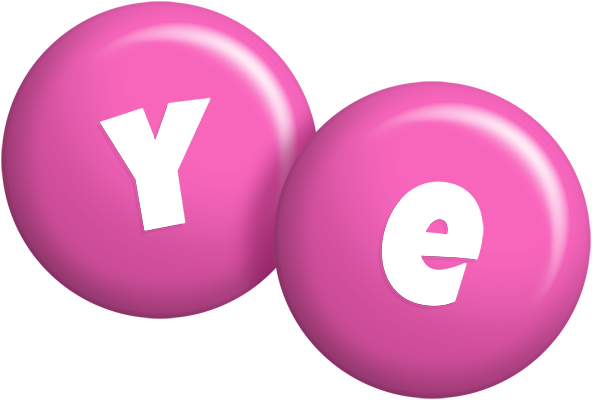 Ye candy-pink logo