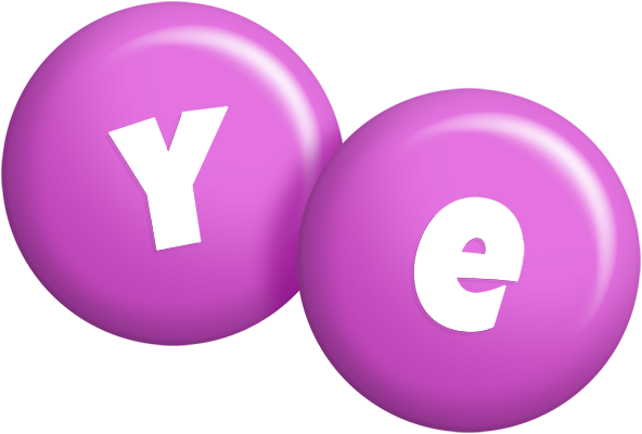 Ye candy-purple logo