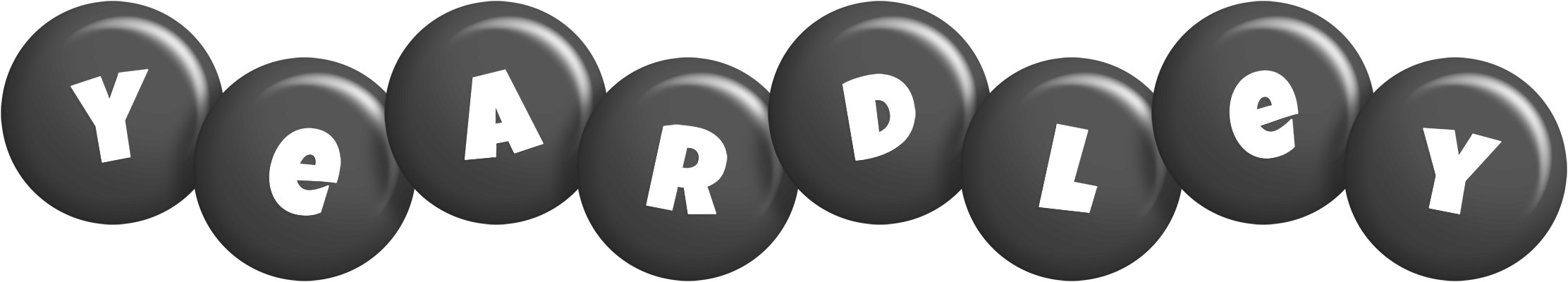 Yeardley candy-black logo