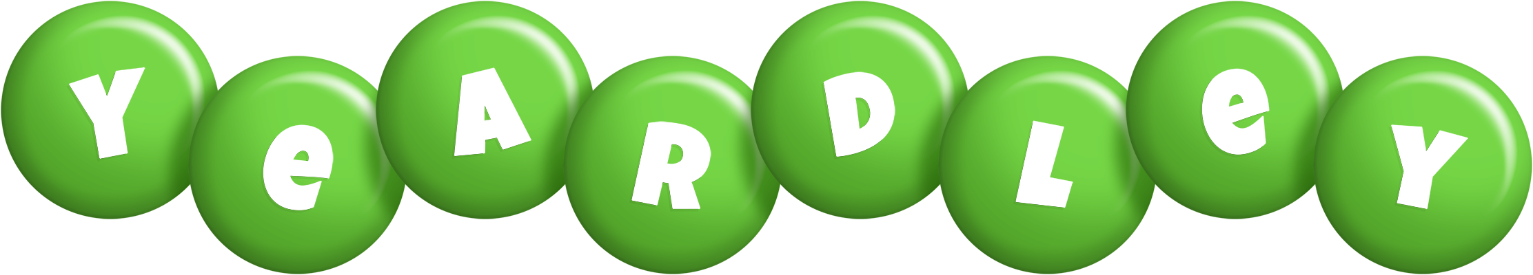 Yeardley candy-green logo