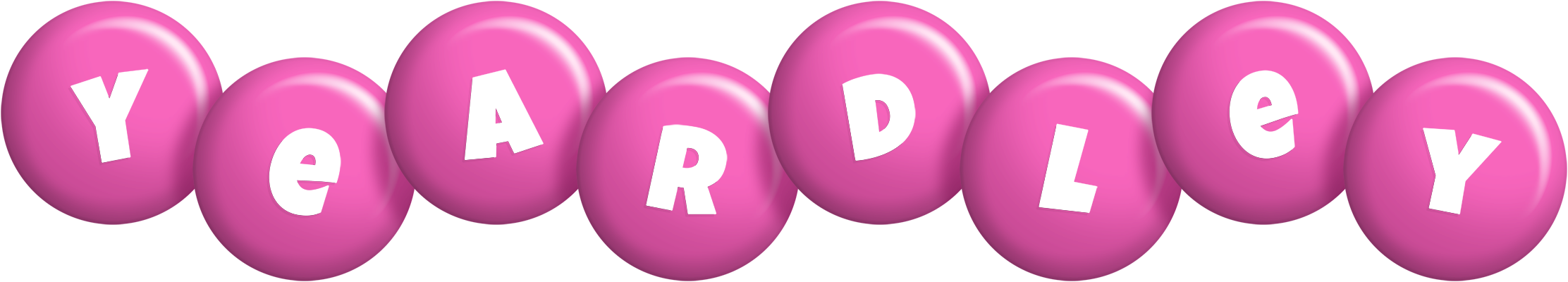 Yeardley candy-pink logo