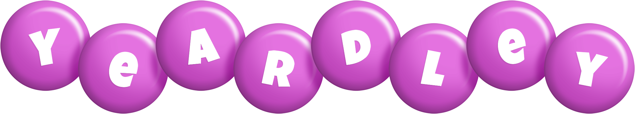Yeardley candy-purple logo