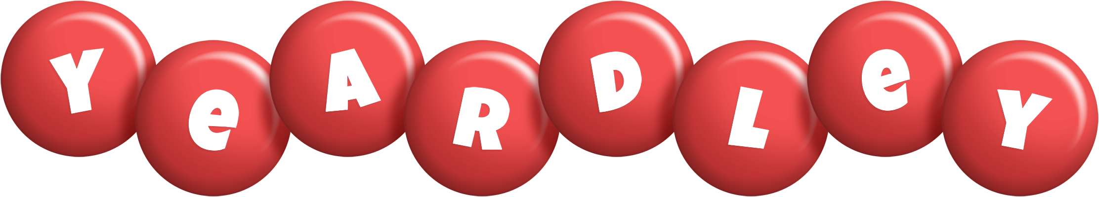 Yeardley candy-red logo