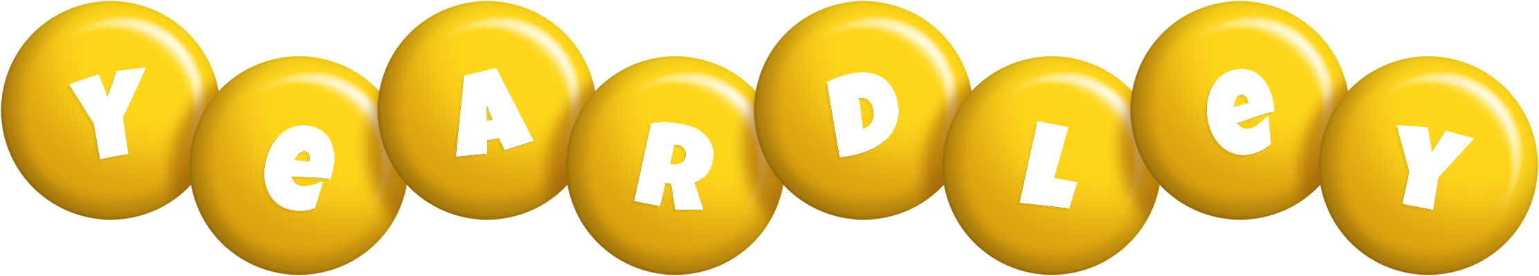 Yeardley candy-yellow logo