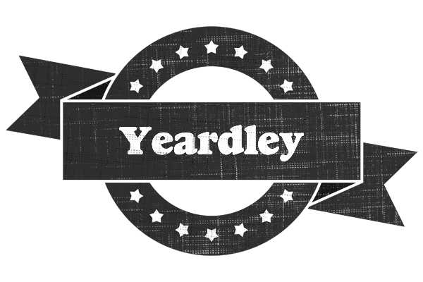 Yeardley grunge logo