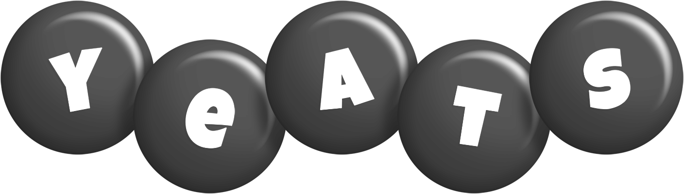 Yeats candy-black logo