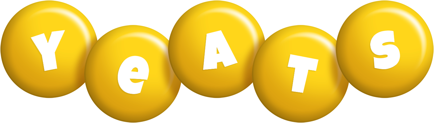 Yeats candy-yellow logo