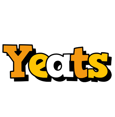 Yeats cartoon logo