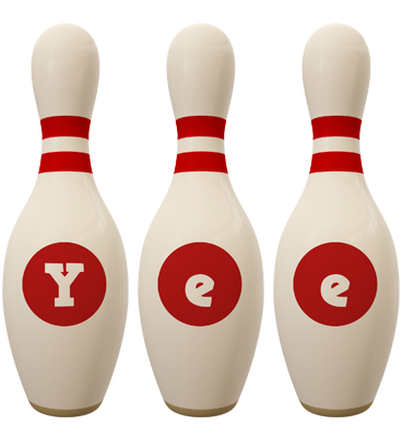 Yee bowling-pin logo