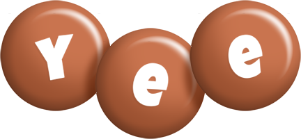 Yee candy-brown logo