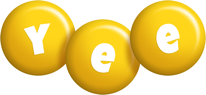 Yee candy-yellow logo