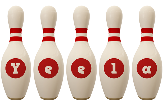 Yeela bowling-pin logo