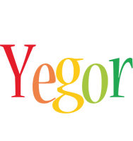 Yegor birthday logo