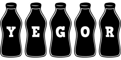 Yegor bottle logo