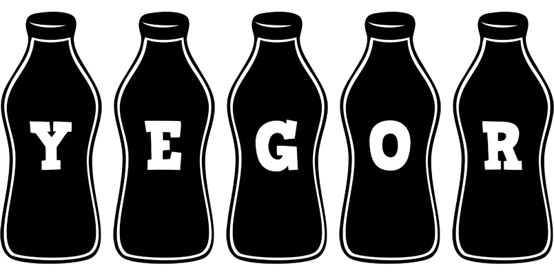 Yegor bottle logo