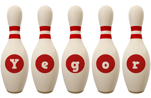 Yegor bowling-pin logo