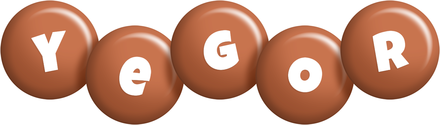 Yegor candy-brown logo