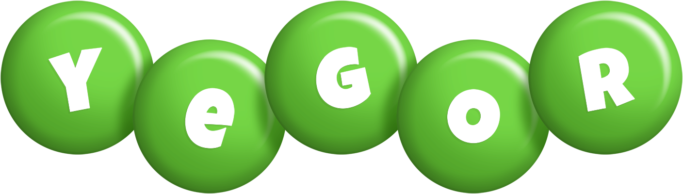 Yegor candy-green logo