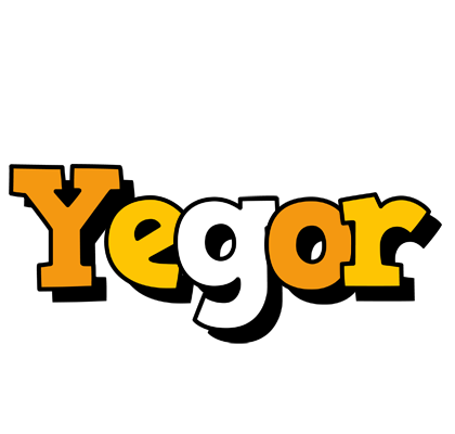 Yegor cartoon logo