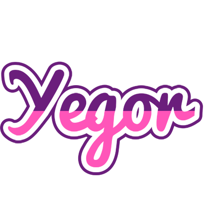 Yegor cheerful logo