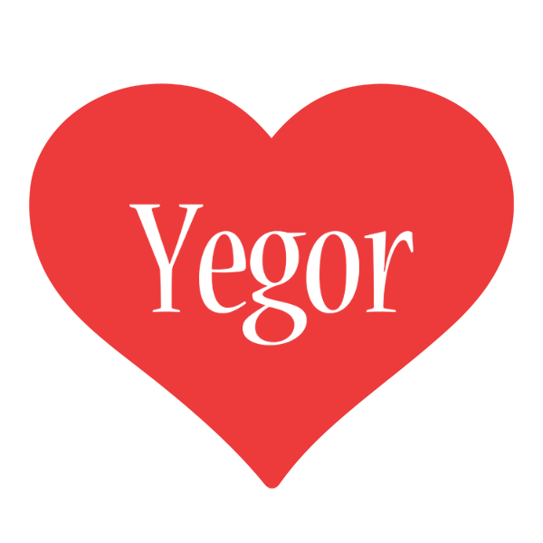 Yegor love logo