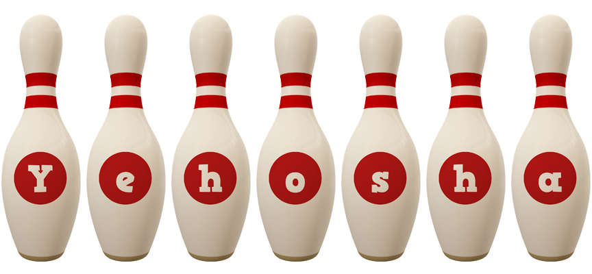Yehosha bowling-pin logo