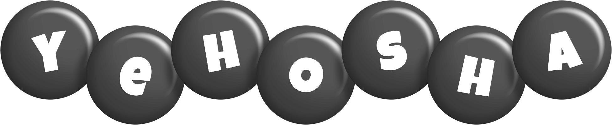 Yehosha candy-black logo