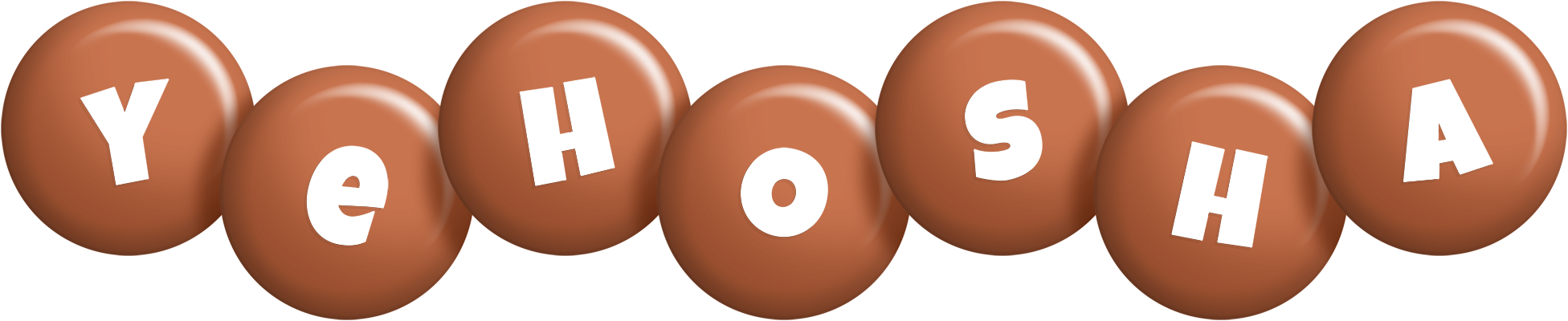 Yehosha candy-brown logo