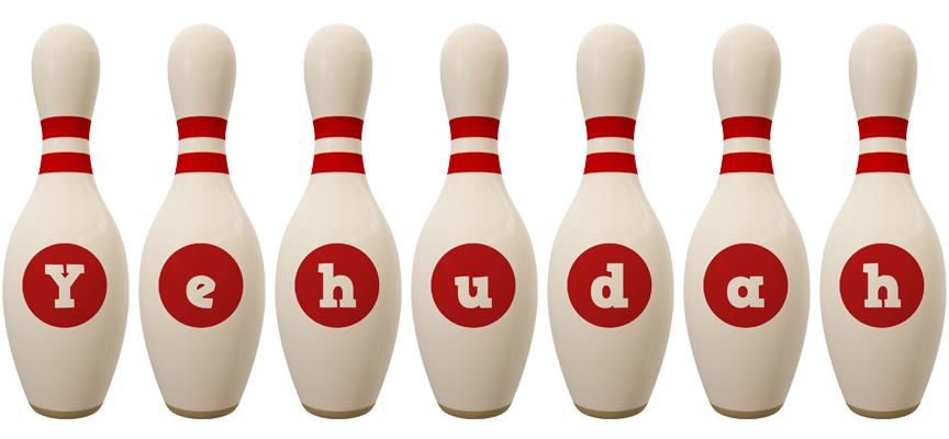 Yehudah bowling-pin logo
