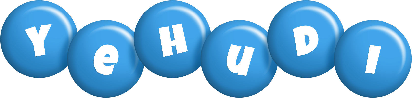 Yehudi candy-blue logo