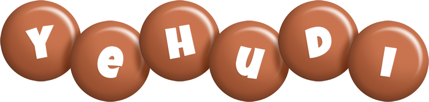 Yehudi candy-brown logo