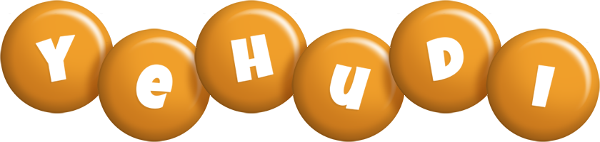 Yehudi candy-orange logo