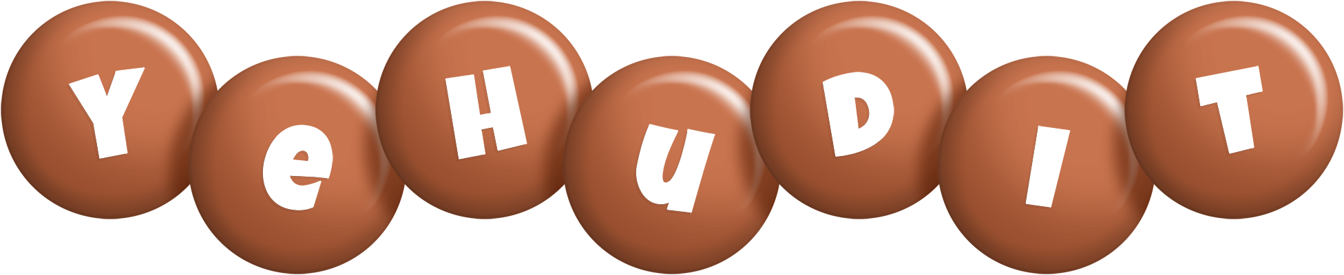 Yehudit candy-brown logo