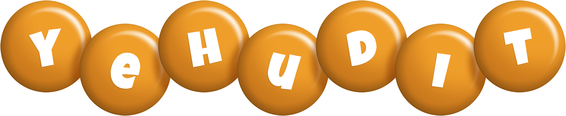 Yehudit candy-orange logo