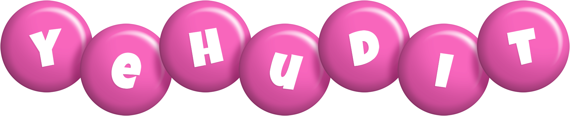 Yehudit candy-pink logo