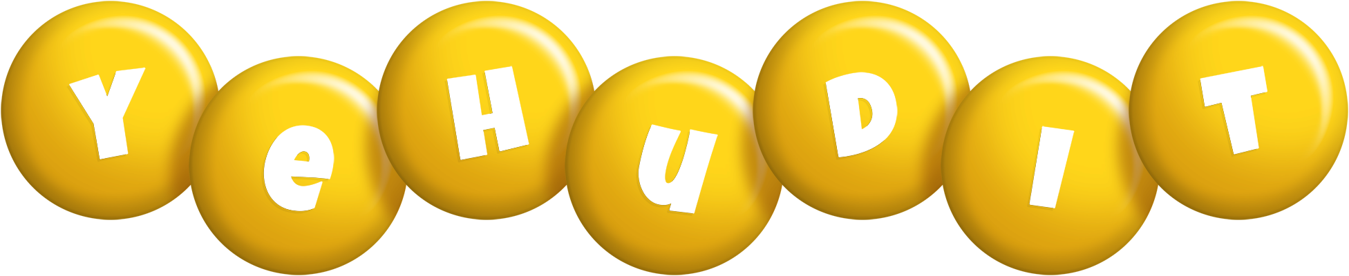 Yehudit candy-yellow logo
