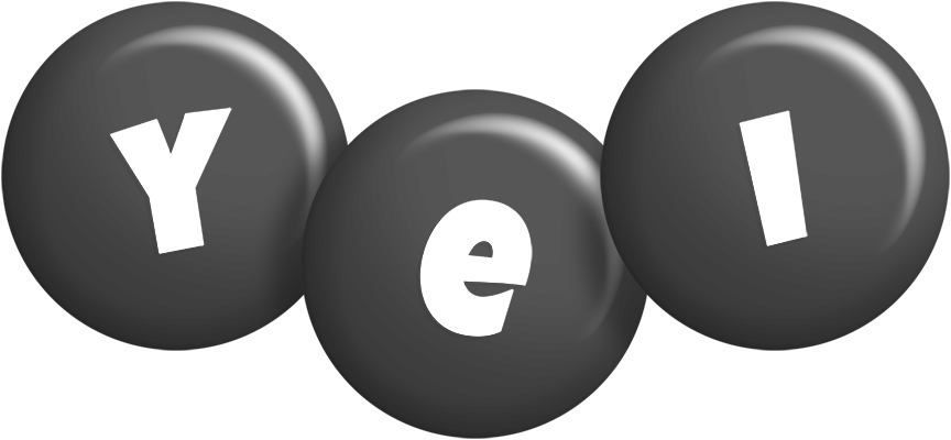 Yei candy-black logo