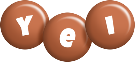 Yei candy-brown logo