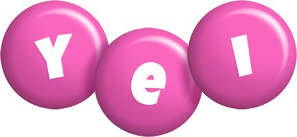 Yei candy-pink logo