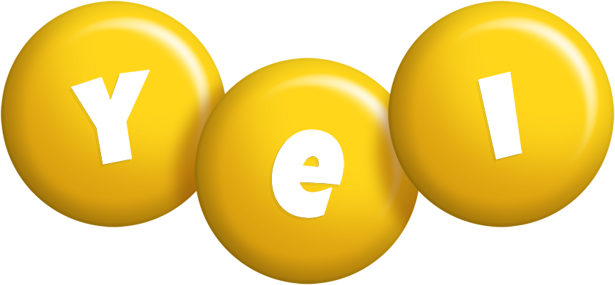 Yei candy-yellow logo