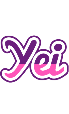 Yei cheerful logo